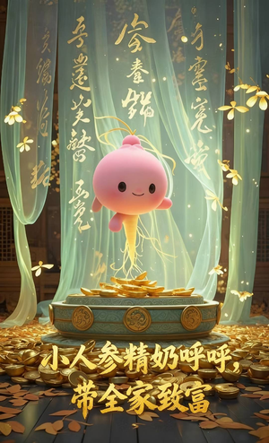 小人参精奶呼呼带全家暴富（58集）爆款热门短剧